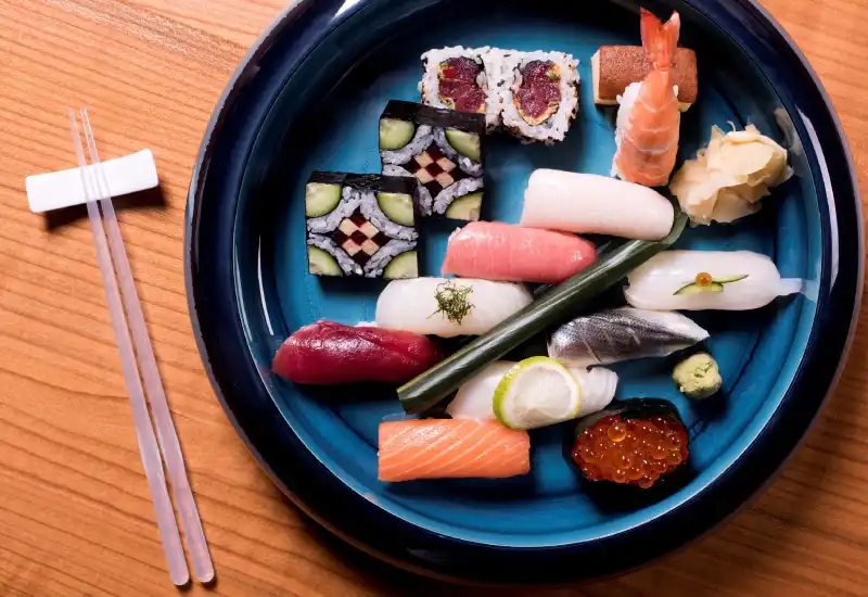 sushi platter morimoto