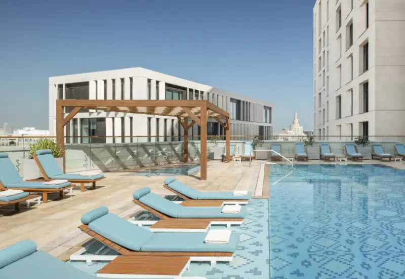 al wadi hotel doha pool