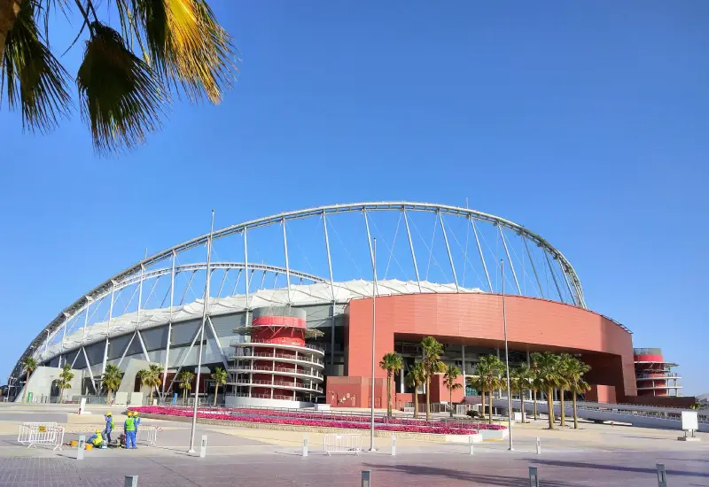 Khalifa International Stadium‎ Location