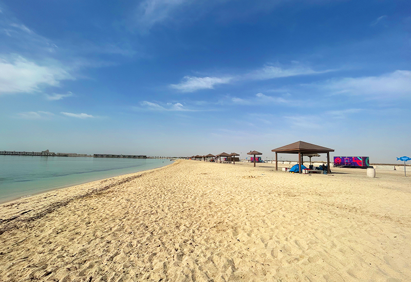 al ghariya beach location