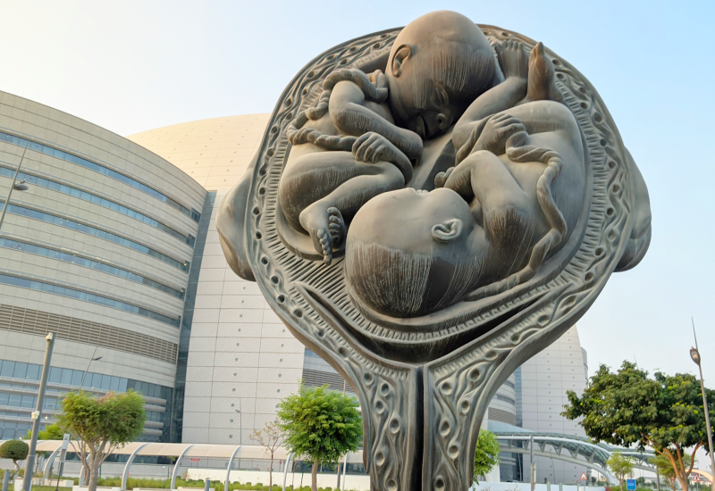 Qatar Baby Statue