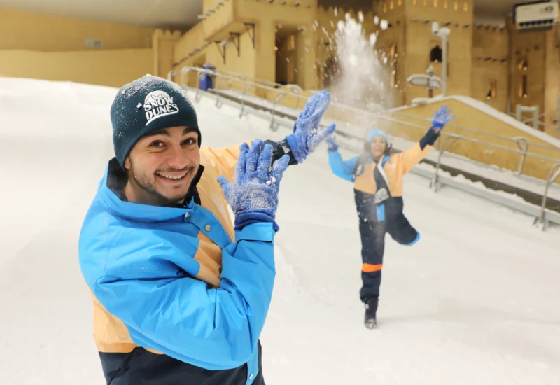 snow dunes theme park doha