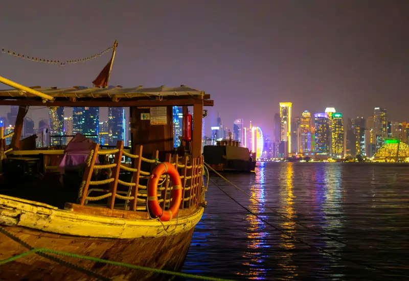 doha night boat tour