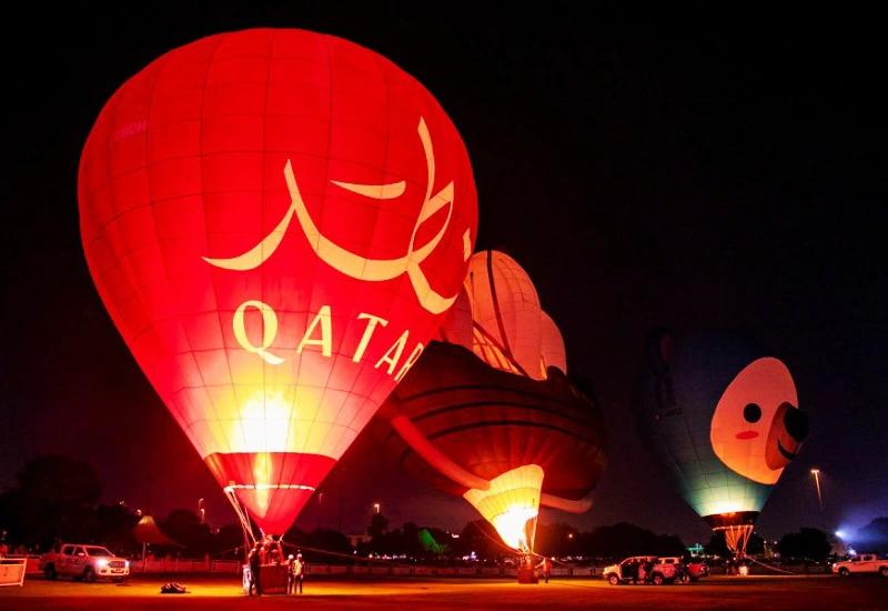 hot air balloon festival qatar