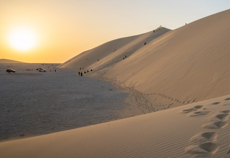 Singing Sand Dunes Qatar