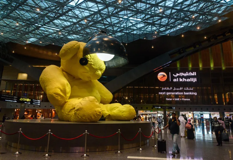 Doha Airport Teddy Bear